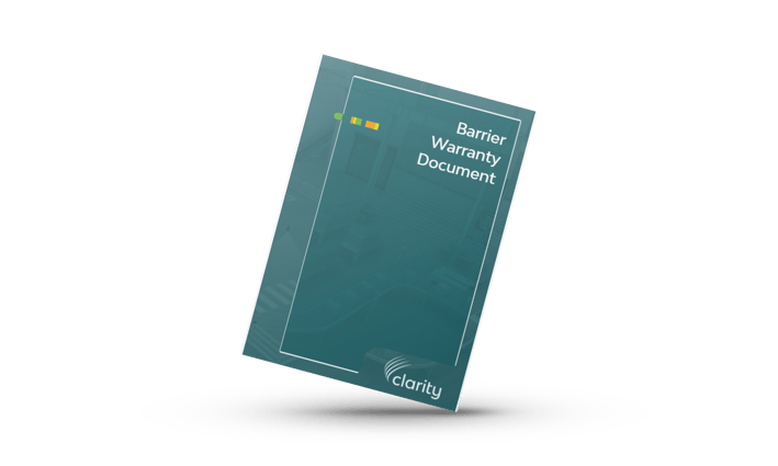 Clarity Safety Barriers Warranty Document