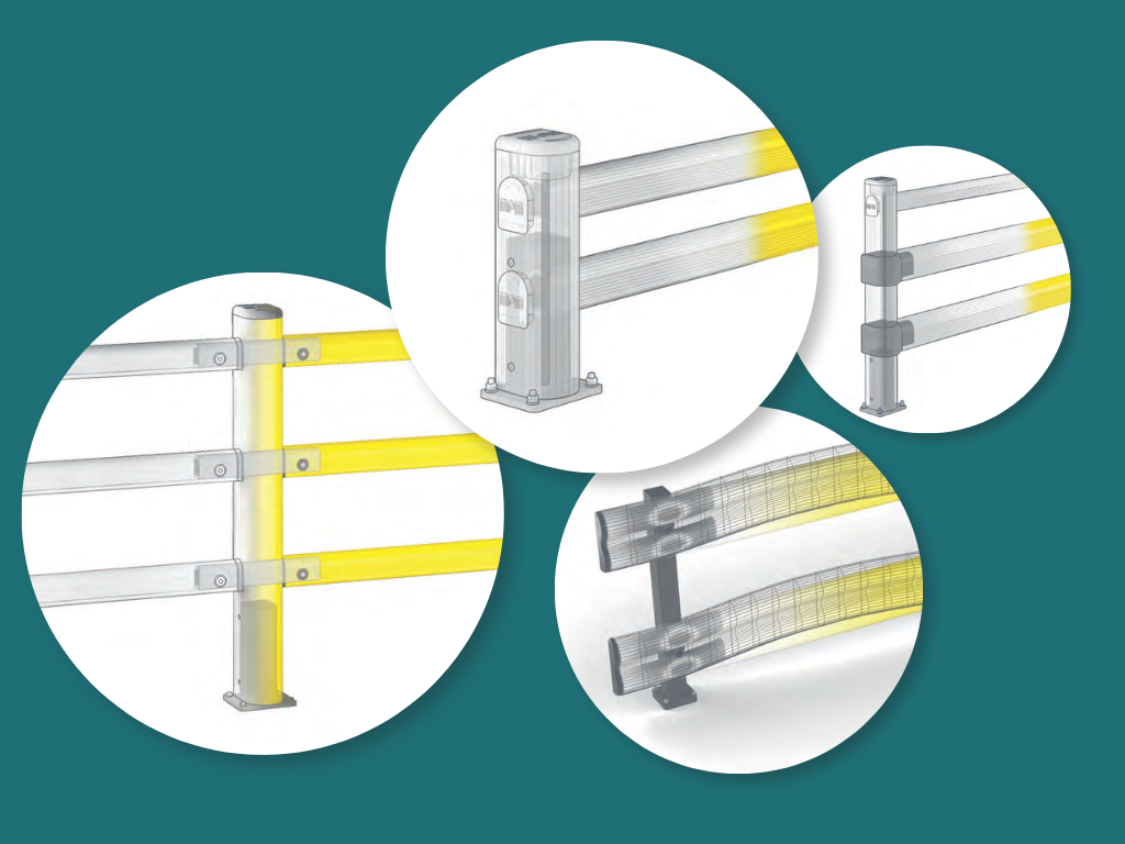 What is a modular barrier system?