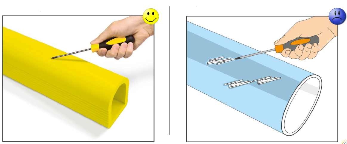 Scratch Barrier Feature