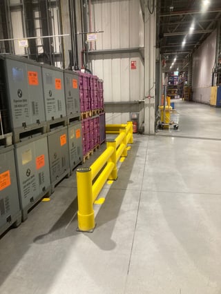 Low-level polymer impact protection around conveyor infrastructure at BMW Hams Hall