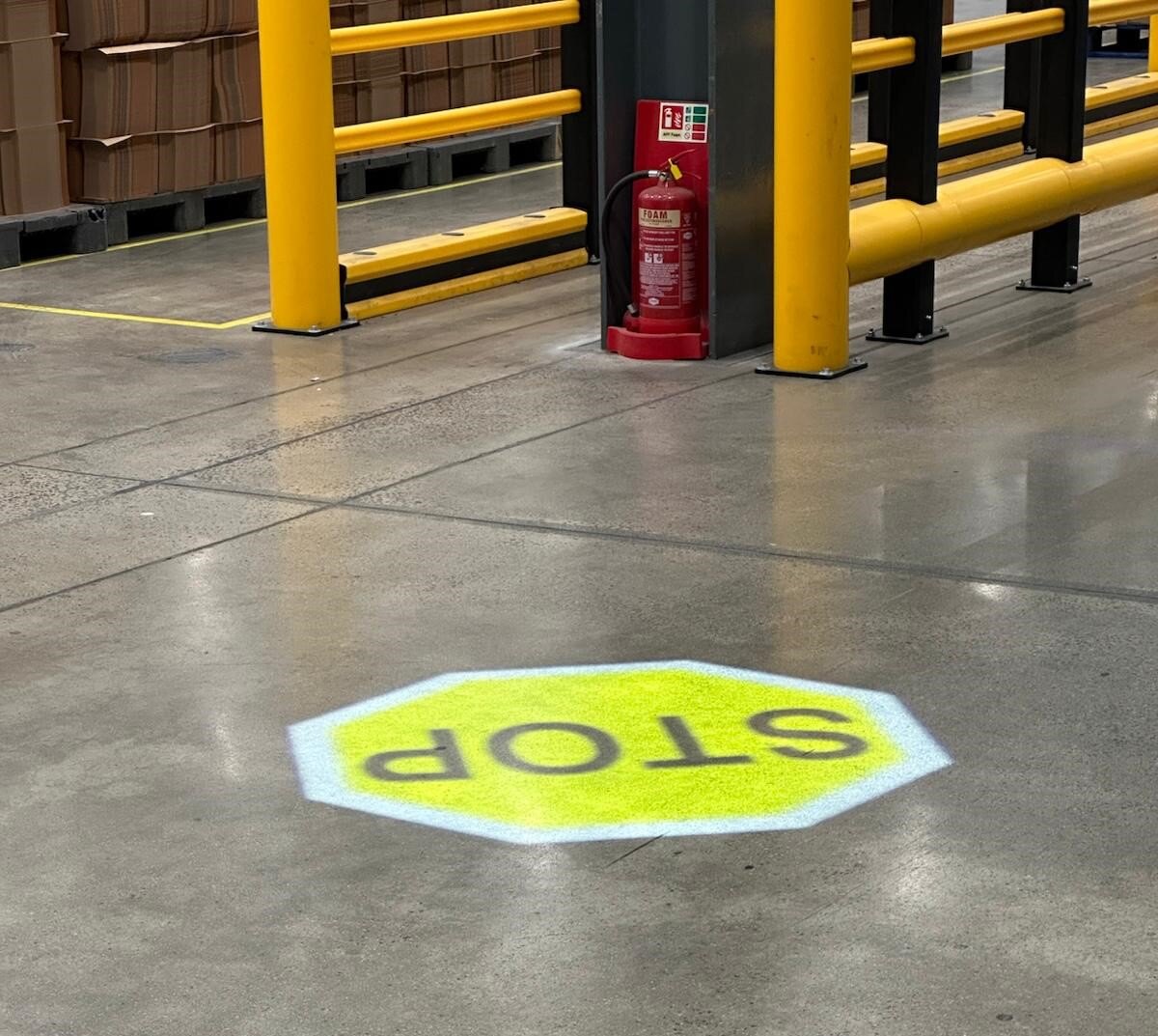 The Dilemma of the Red Projected Stop Sign