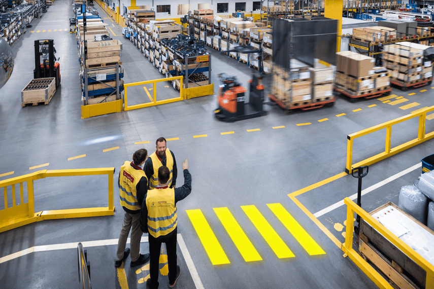 Polymer safety barriers installed after PAS 13 audit