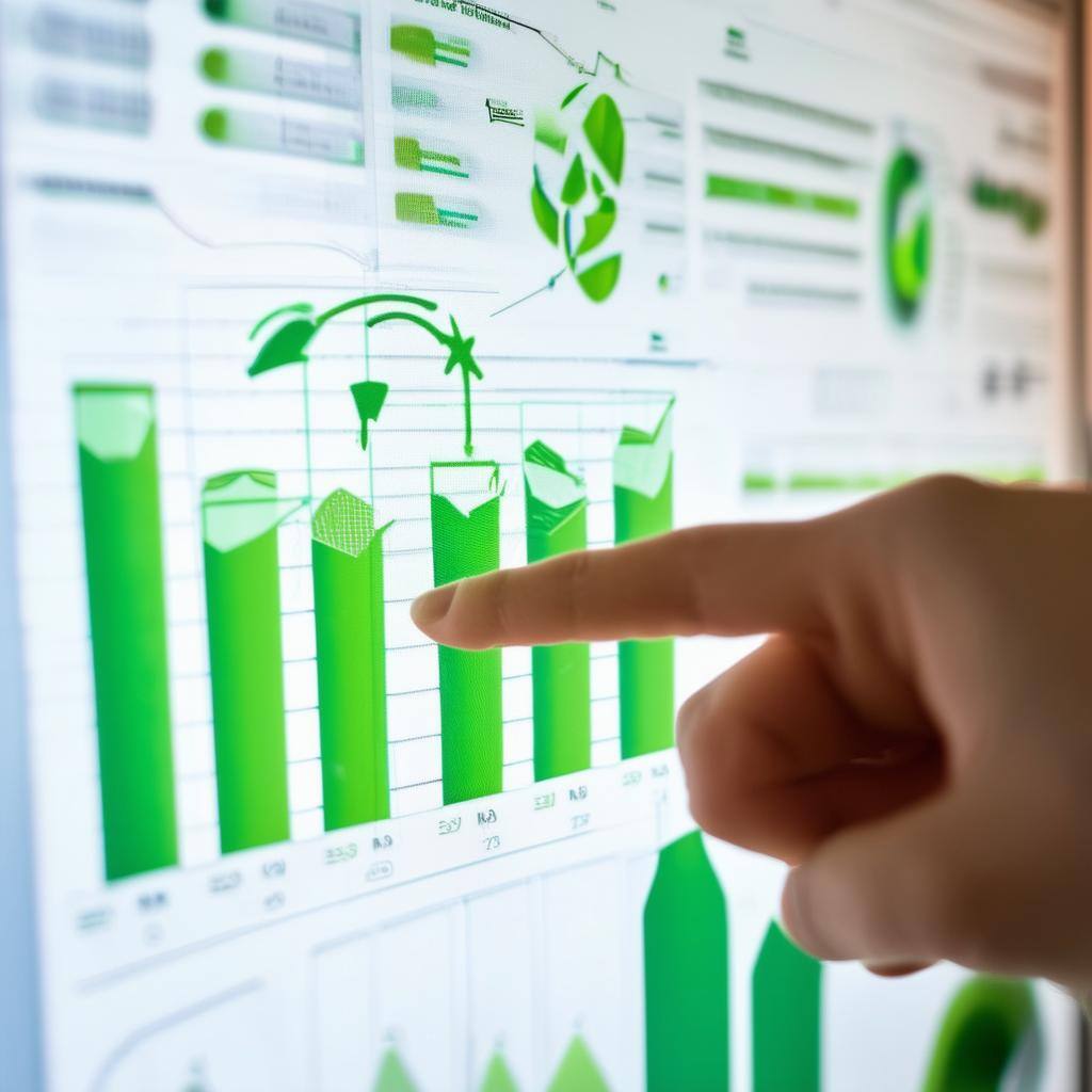 pointing to sustainability graphs